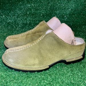 Cole Haan Montosa Shearling Clogs Women’s 7 1/2B Olive